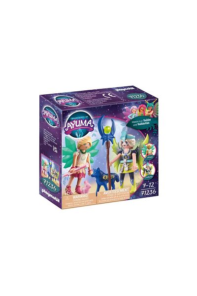 Playmobil - Crystal Fairy Si Moon Fairy Cu Animalute De Suflet