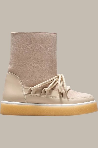 Flow Misseale Beige Women's Casual Boots