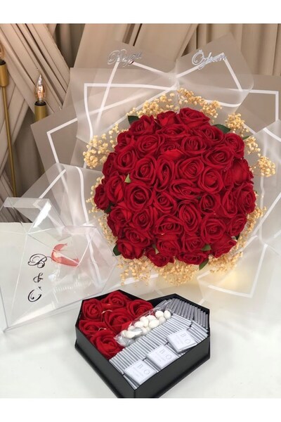 Masalsı Concept 41 Söz Nişan Kız İsteme Buketi Çiçeği, Kız İsteme Çikolatası ...