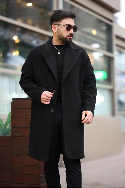 MODAEMAS ΑΝΔΡΙΚΟ ΜΑΚΡΥ ΠΑΛΤΟ ΚΡΑΚΟΥ