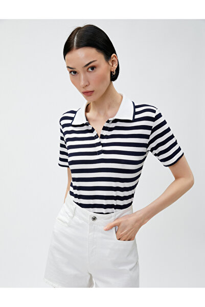 Koton Μπλουζάκι Polo Neck Basic