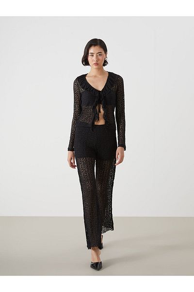 LC Waikiki Lcw Vision Women's Lace Pants with Elastic Waist