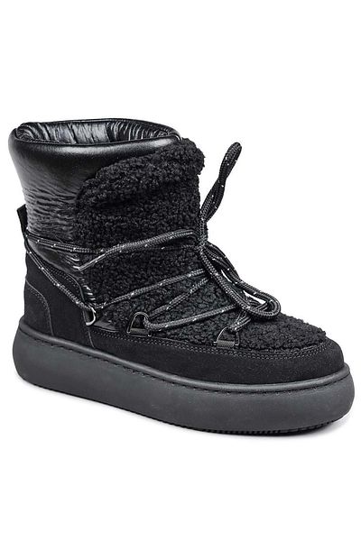 Kocamanlar Ayakkabı Black Jump 60210 Unisex Παιδικές μπότες χιονιού