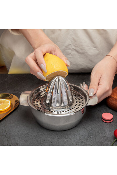 LOVYCO Limon Sıkacağı Portakal Limon Narenciye Sıkacağı Paslanmaz Çelik