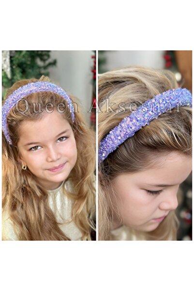 Queen Nelly coroană de lux cu paiete strălucitoare, coroană pentru copii, cu ...