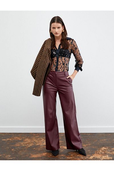 Koton Tuba Ünsal X - Lace Sequined Shirt