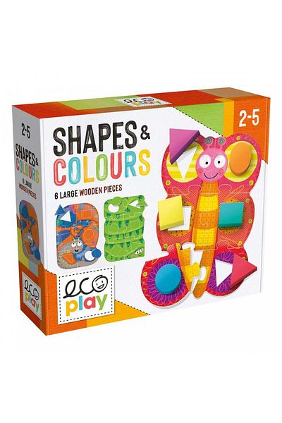 Headu Ecoplay - Puzzle Sa Potrivim Formele Si Culori