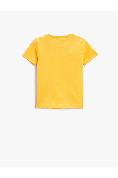 Koton Printed Short Sleeve T-Shirt Cotton