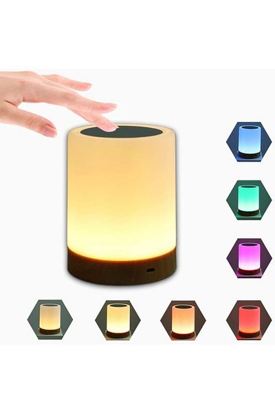 Taimi Touching Desktop LED Night Light Lamp  With Remote Controller Multicolour