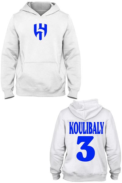 Pisa Art Al-Hilal Σαουδική Αραβία Koulibaly 3 11 Φούτερ με κουκούλα προσαρμοσμένου σχεδίου