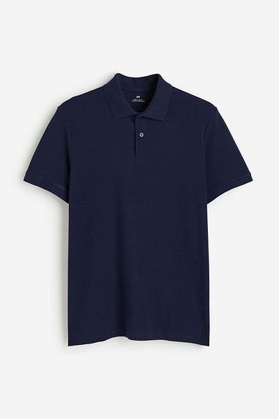 H&M Regular Fit Piqué Polo Shirt