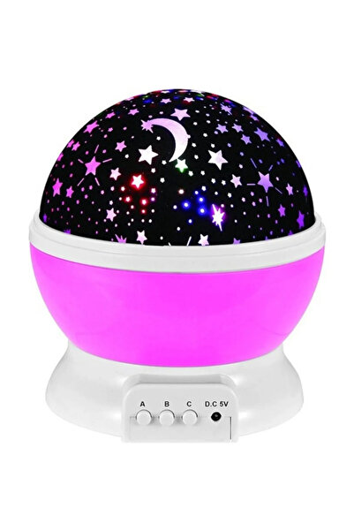 Laraheiser Çocuk Odası Masa Lambası Gökyüzü Projeksiyon Gece Lambası Yıldızlı...