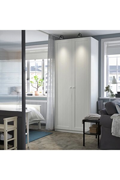 IKEA gardırop, beyaz, 100x60x236 cm