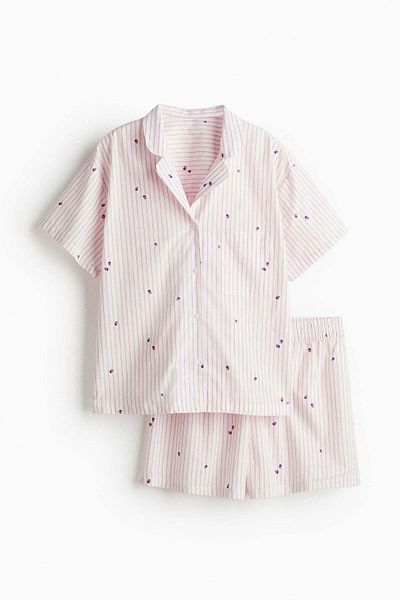 H&M Pyjama shirt and shorts