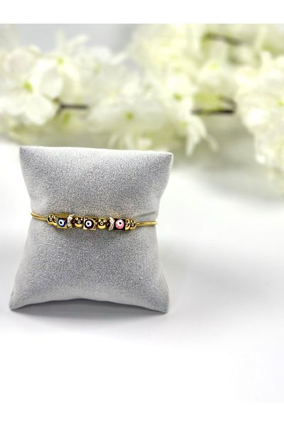 Store 316L Steel Evil Eye Gold Tarnish-Free Bracelet