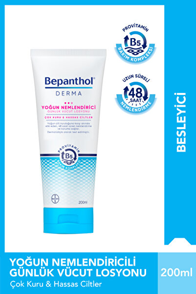 Bayer Derma Günlük Yoğun Nemlendirici Vücut Bakım Losyonu 200 ml L Çok Kuru Ve Hassas Ciltler