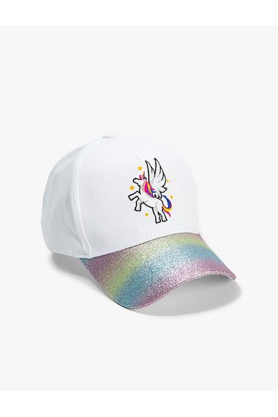Koton Unicorn Hat Glittered Embroidered