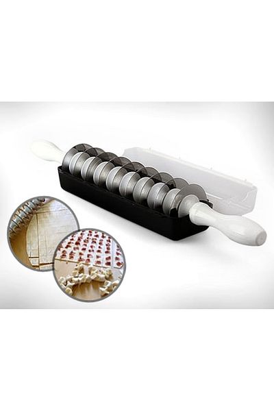 RubyBoutiques Ravioli Cutting Roller with 9 Blades (4767) - Blc5403-4361