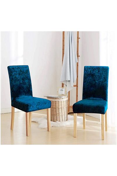 Bright Home βελούδινο κάλυμμα καρέκλας, κάλυμμα καρέκλας με λάστιχο, 1 τεμάχιο