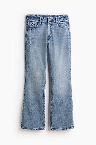 H&M Petite Fit Bootcut High Jeans