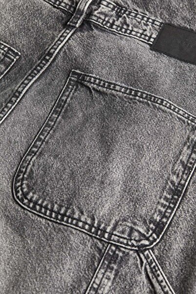H&M Straight Denim dungarees