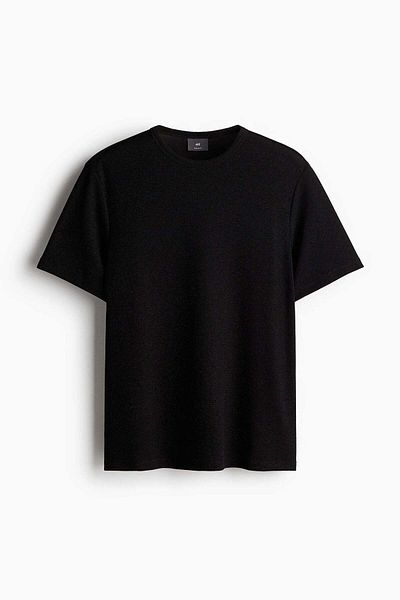 H&M Regular Fit Glittery T-shirt