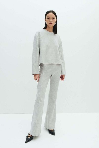 H&M Flared fine-knit leggings