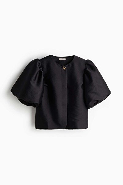H&M Balloon-sleeved blouse