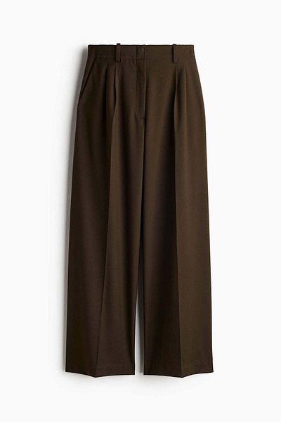 H&M Wide twill trousers