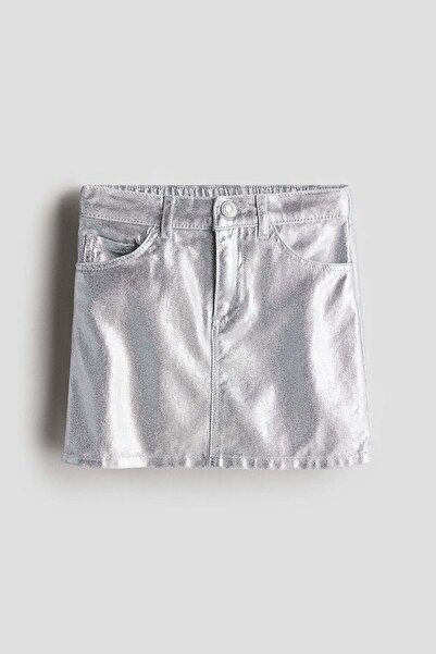 H&M Shimmering denim skirt