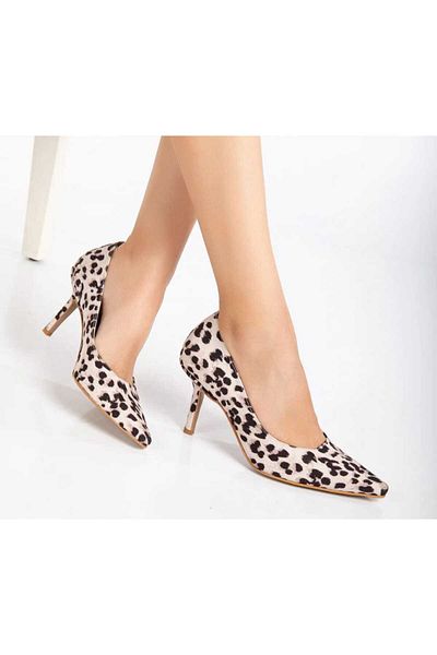 DADWOLF Stiletto confortabil de culoare leopard