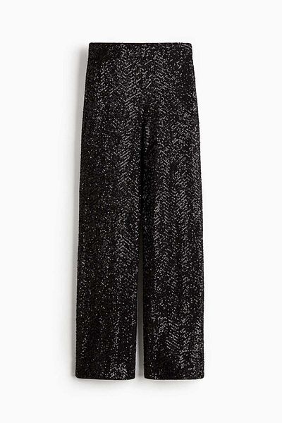 H&M Sequined trousers