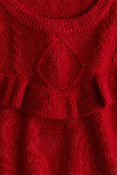H&M Frill-trim jumper