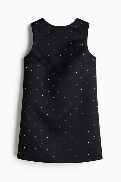 H&M Rhinestone-embellished mini dress