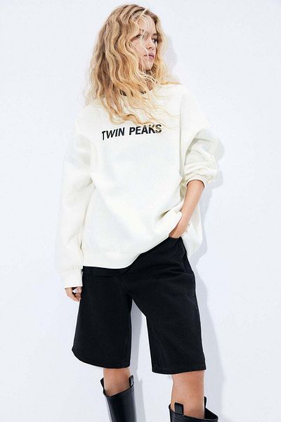 H&M Oversized printed sweatshirt