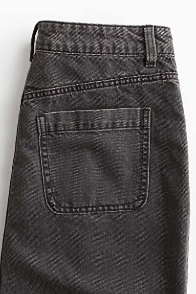 H&M تنورة ماكسي من قماش الدنيم