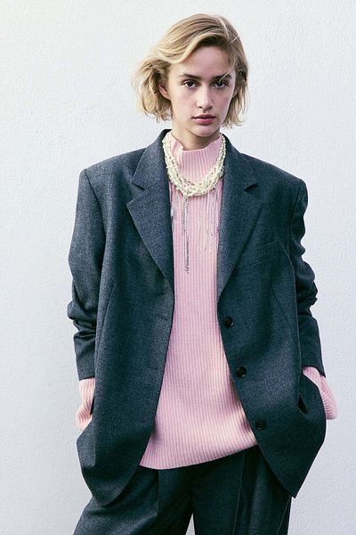 H&M Rib-knit turtleneck jumper