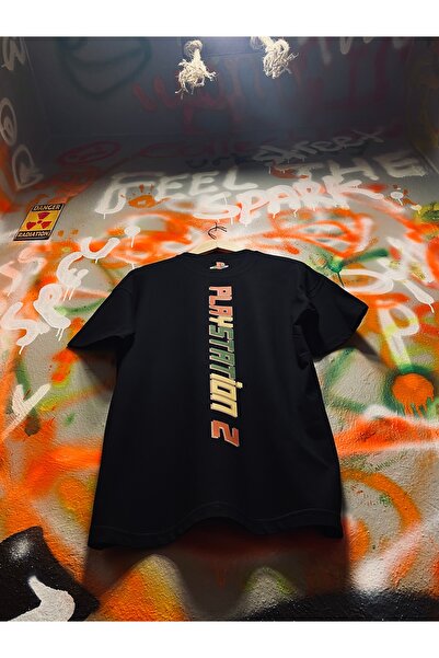 Spark Collection Tricou retro Playstation 2 Legend 100% bumbac Relax Mold cu ...