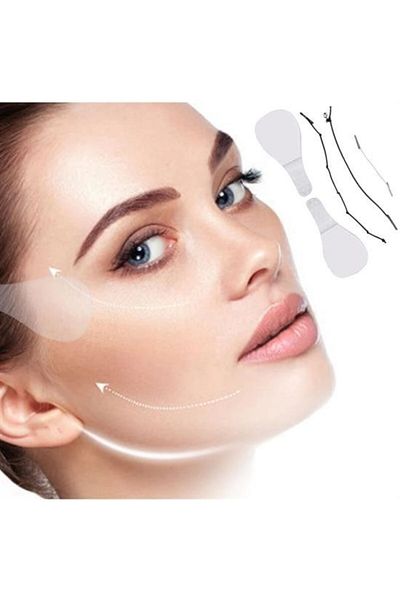 Buffer ®   40 قطعة من أشرطة رفع الوجه والحواجب والرقبة المرنة