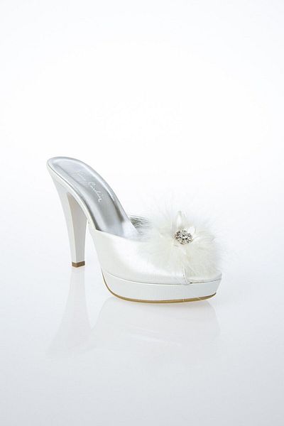 NazikEndam Pie Rre Car Din Platform Pompom Slippers 0009