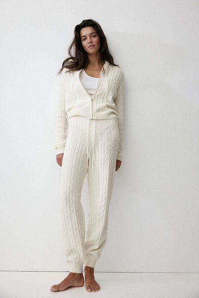 H&M Cable-knit joggers