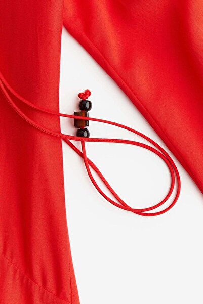 H&M Lace-up kaftan dress