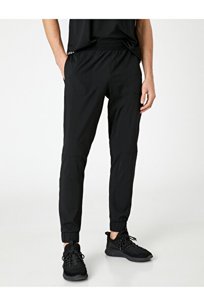 Koton Jogger Woven Sports Sweatpants Elastic Waist Pocket Ύφασμα αλεξίπτωτου