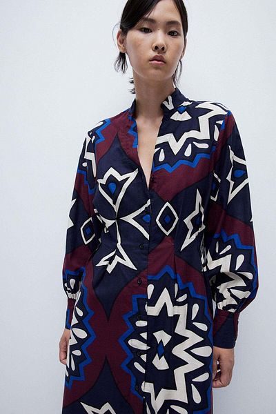 H&M Waisted shirt dress