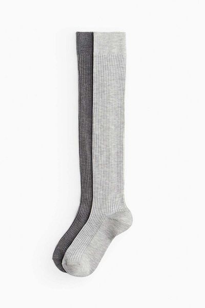 H&M 2-pack knee-high socks