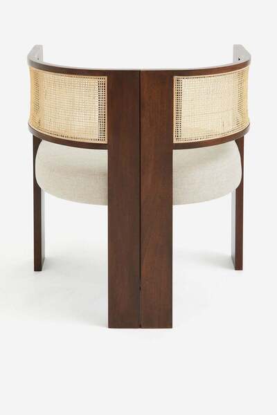 H&M Mahogany lounge chair