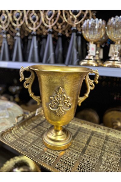 hediye Esterhomedecor Vază din fier forjat, metal anticat, 33,5cm
