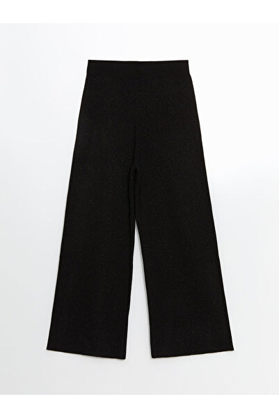 LC Waikiki LCWAIKIKI Classic Beli Lastikli Parlak Görünümlü Kadın Triko Pantolon