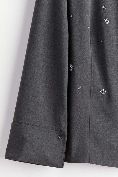 H&M Rhinestone-embellished shirt