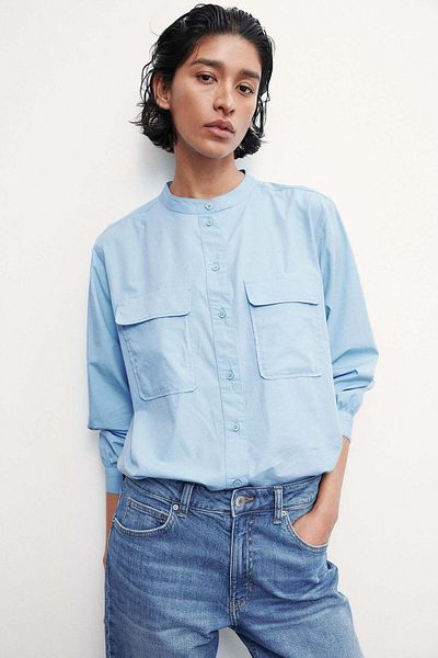 H&M Pocket-detai blouse